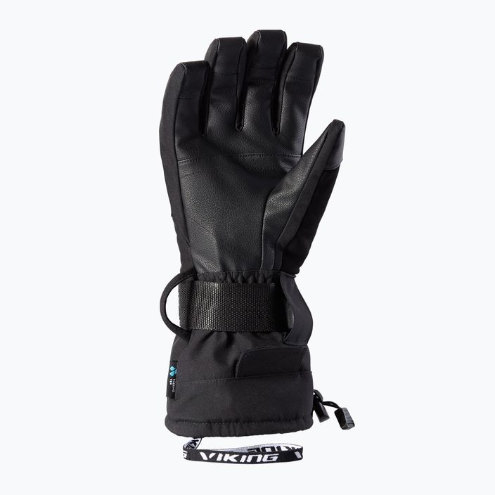 Dámske lyžiarske rukavice Viking Eltoro black/grey 161/24/4244 7