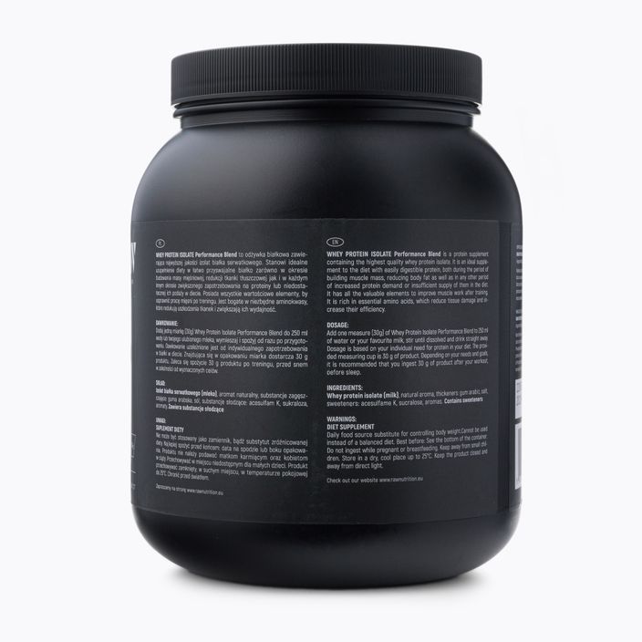 Izolát srvátkového proteínu Raw Nutrition 900g kokos WPI-59017 2