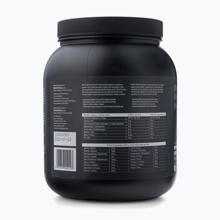 Izolát srvátkového proteínu Raw Nutrition 900g kokos WPI-59017 3