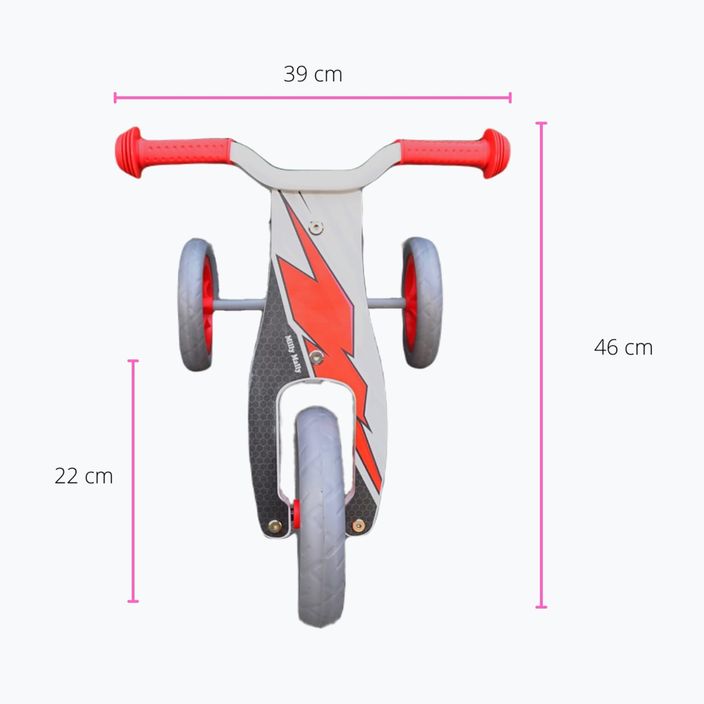 Milly Mally 2v1 cross-country bicykel Look red 3146 3
