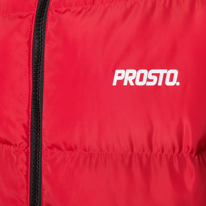 Pánska zimná bunda PROSTO Winter Adament červená KL222MOUT113 3