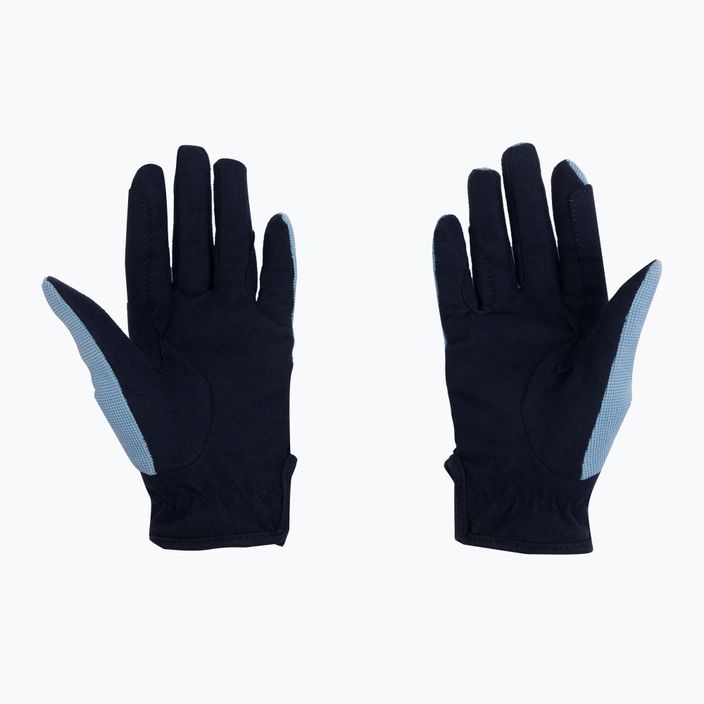 Detské jazdecké rukavice York Flicka modré 12160304 2