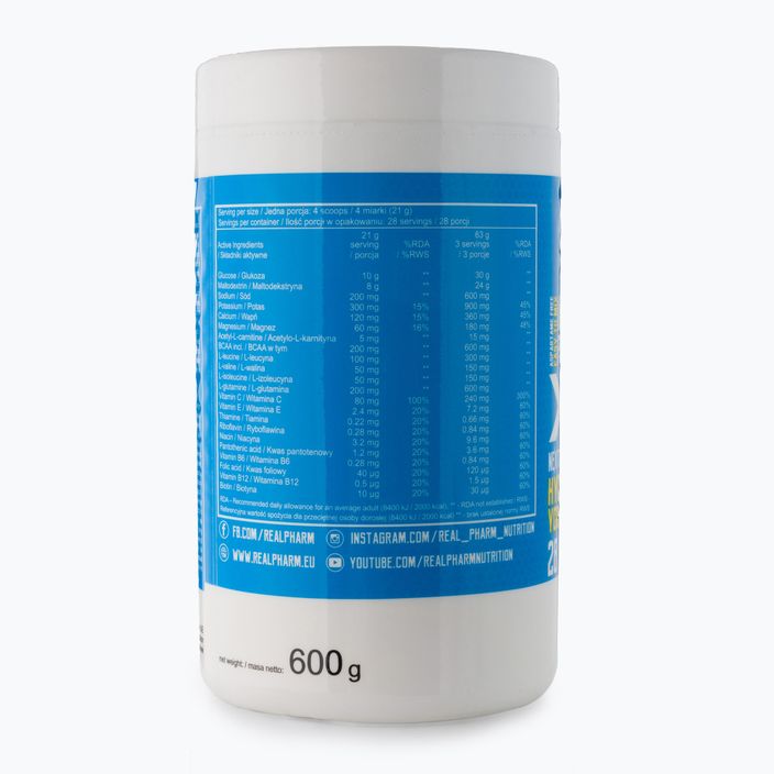 ISO GO Real Pharm aminokyseliny 600g oranžová 701169 2