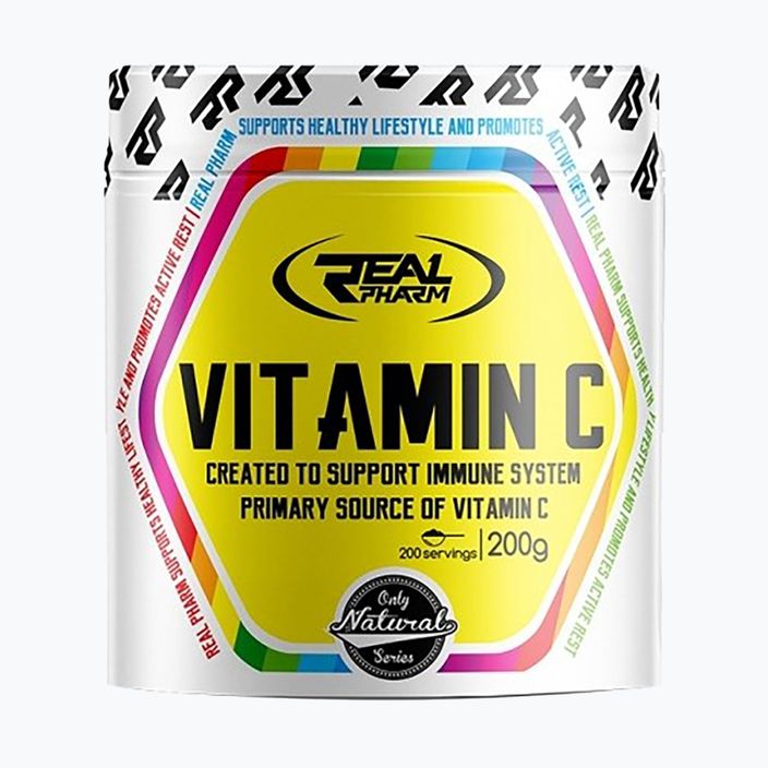 Real Pharm Vitamín C 200 g jahoda/malina 3