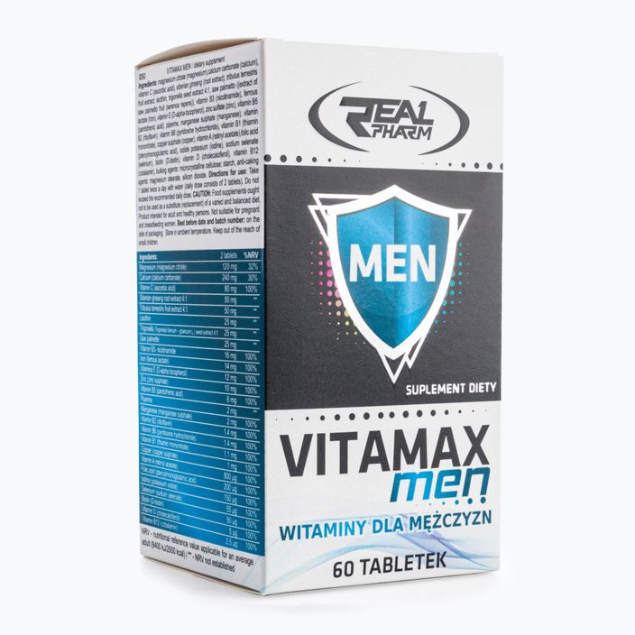 Vitamax Men Real Pharm komplex vitamínov a minerálov pre mužov 60 tabliet 707093