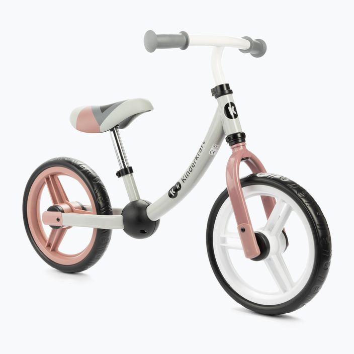 Kinderkraft 2Way Next bicykel sivo-ružový KR2WAY00PNK00000 2