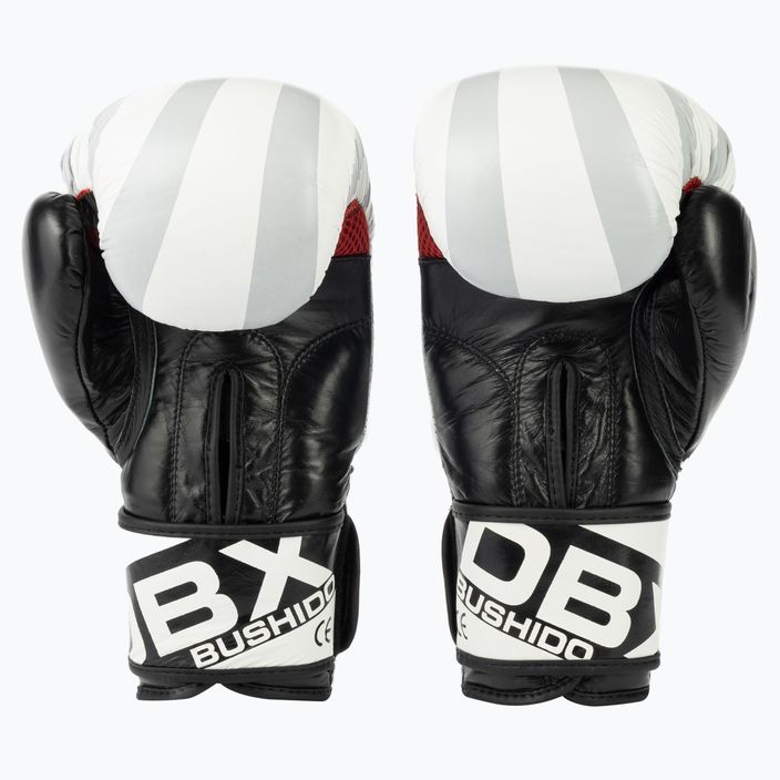 Sparingové boxerské rukavice Bushido "Japan" biele B-2v8 2