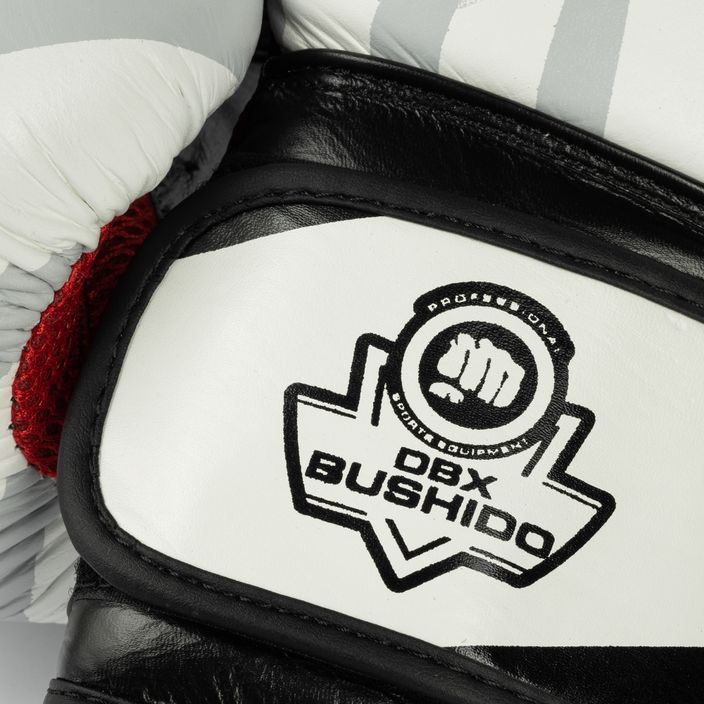 Sparingové boxerské rukavice Bushido "Japan" biele B-2v8 5