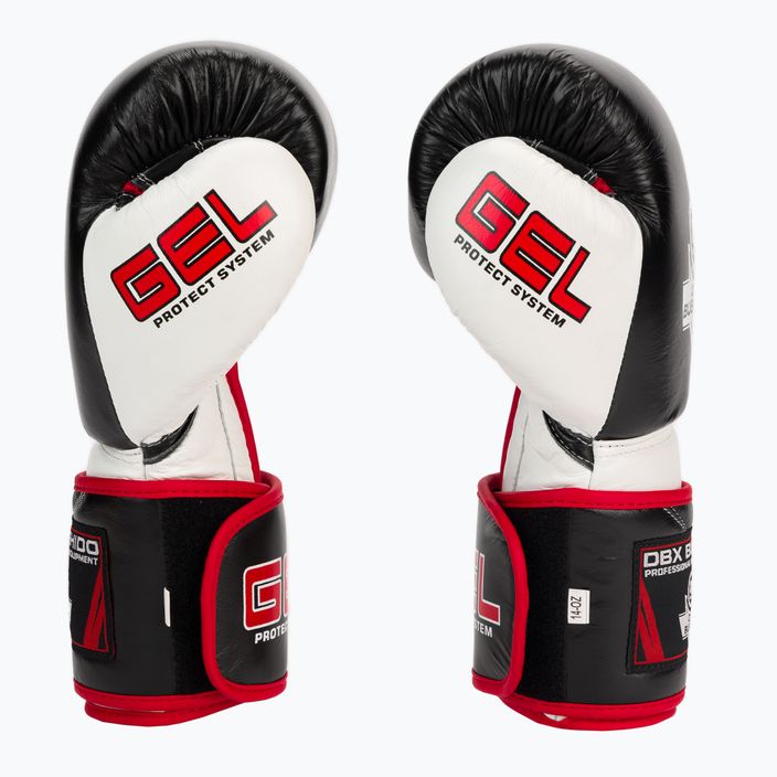 Boxerské rukavice Bushido zo syntetickej kože s technológiou Gel čierne B-2v11a 4