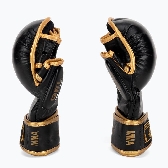 Bushido kožené tréningové rukavice MMA čierne Arm-2011D-L 3