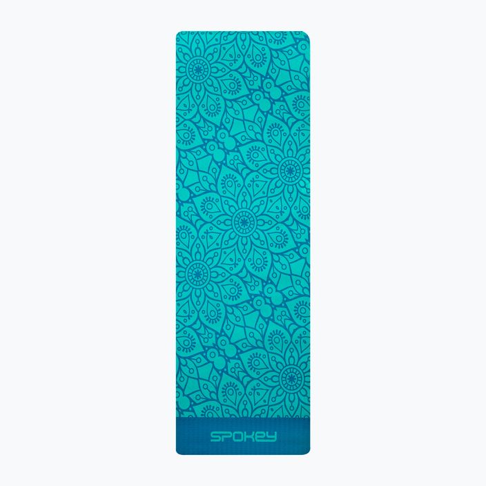 Podložka na jogu Spokey Yoga TQ Mandala 4 mm modrá 926053 5