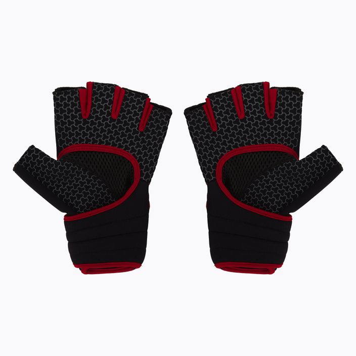Spokey Lava čierno-červené fitness rukavice 928974 2