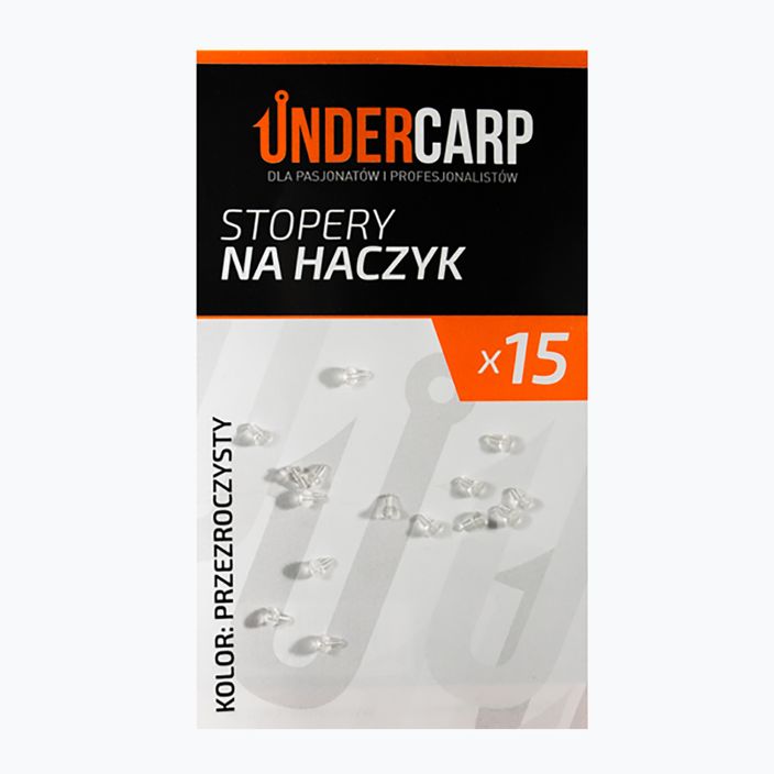 Zarážky na kaprové háčiky UNDERCARP transparentné UC189