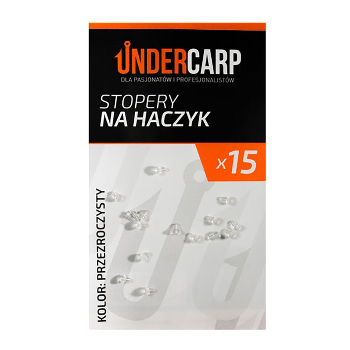 Zarážky na kaprové háčiky UNDERCARP transparentné UC189 2