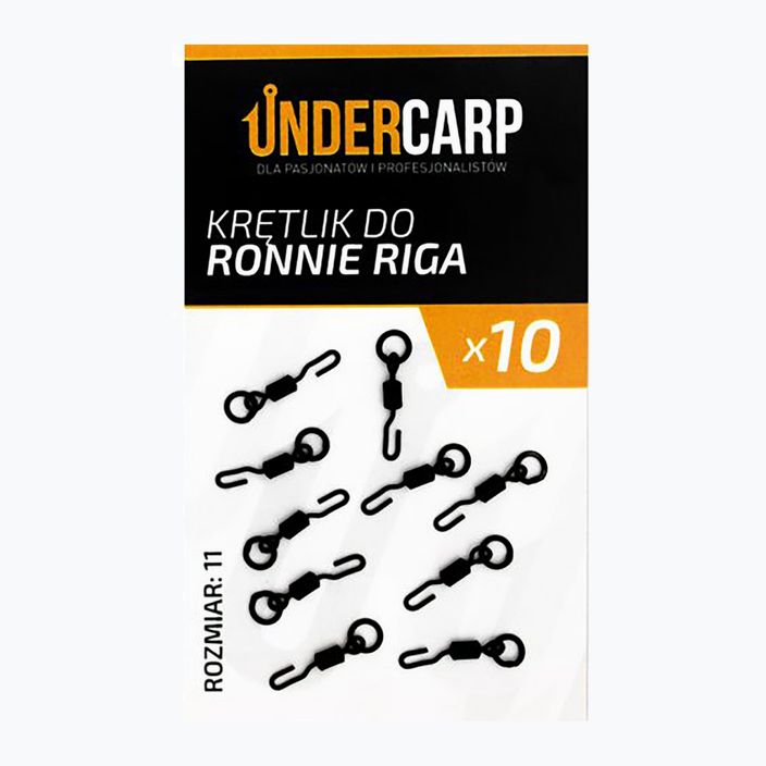 Ronnie Riga UNDERCARP kaprové obratlíky čierne UC262