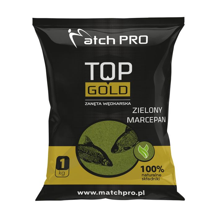 MatchPro Top Gold Green Marzipan rybárska mletá návnada 1 kg 970016 2
