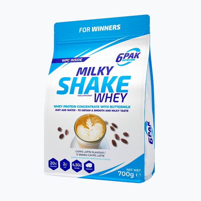 Srvátka 6PAK Milky Shake 700 g Caffe Latte