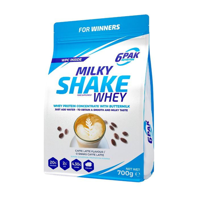 Srvátka 6PAK Milky Shake 700 g Caffe Latte 2
