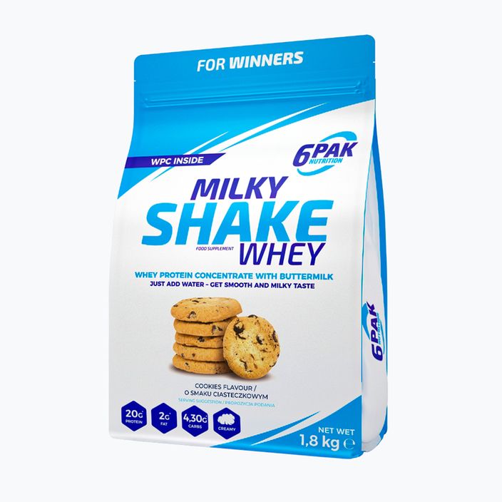 Srvátka 6PAK Milky Shake 1800 g Cookies