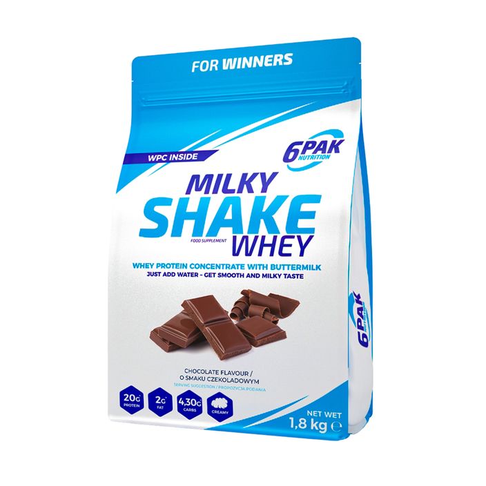 Srvátka 6PAK Milky Shake 1800 g Čokoláda 2