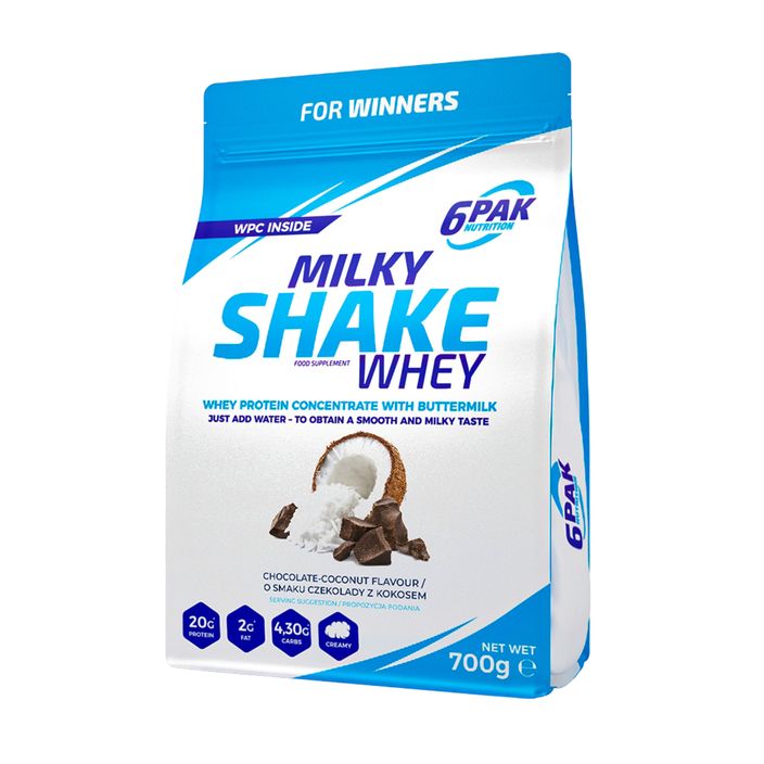 Srvátka 6PAK Milky Shake 700 g Kokos 2