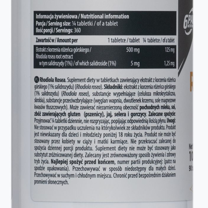 EL Rhodiola Rosea 6PAK horská rodiola 500 mg 90 tabliet PAK/092 2