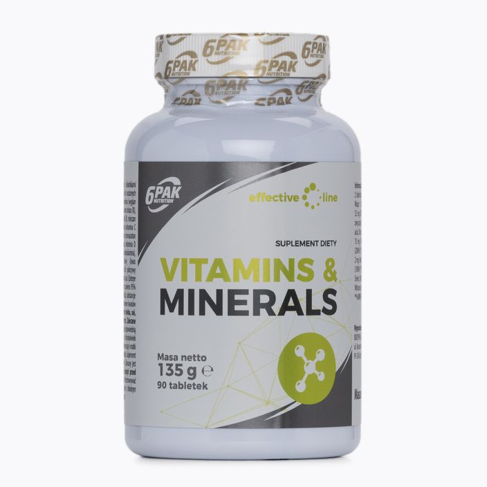 EL Vitamíny a minerály 6PAK komplex vitamínov a minerálov 90 tabliet PAK/109
