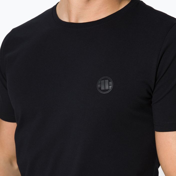 Pánske tričko Pitbull West Coast Slim Fit Lycra Small Logo black 4