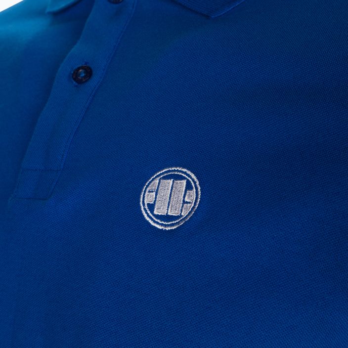 Pánske polo tričko Pitbull West Coast Polo Regular Logo royal blue 3