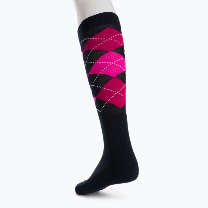 Jazdecké ponožky COMODO black/pink SJPW/02 2