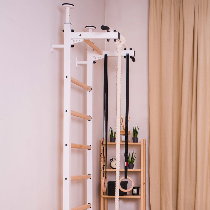 BenchK gymnastický rebrík biely BK-412 3