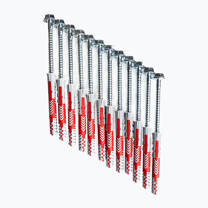 Fischer 10×80 hmoždinky so skrutkami - 12 ks pre rebríky-BenchK strieborná BK-KM12