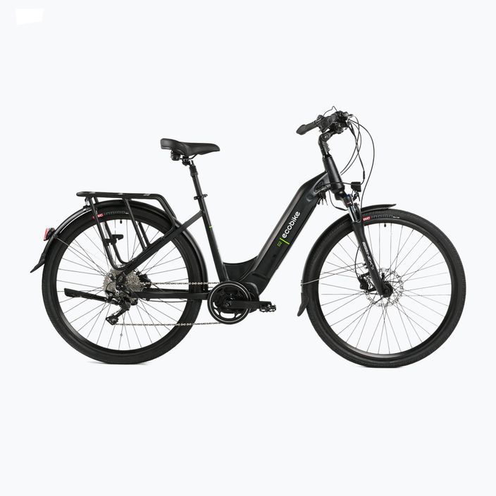 EcoBike D2 City/14Ah Smart BMS elektrický bicykel čierny 1010319