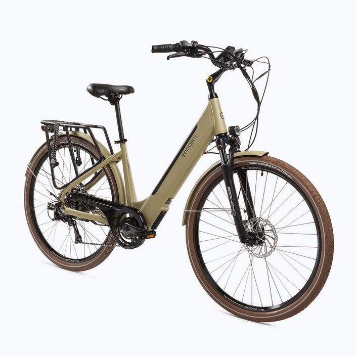 EcoBike X-City Cappuccino/13 Ah Greenway béžový elektrický bicykel 1010119 2