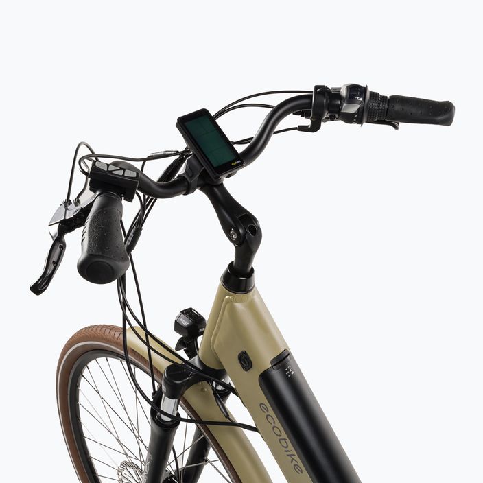 EcoBike X-City Cappuccino/13 Ah Greenway béžový elektrický bicykel 1010119 4