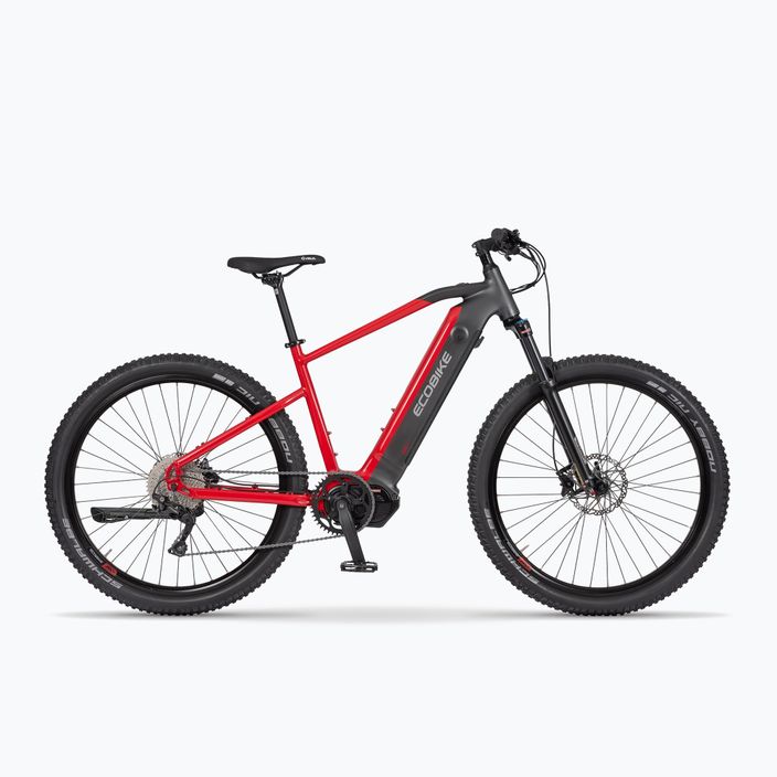 Ecobike RX500/17.5Ah X500 LG čierny/červený elektrický bicykel
