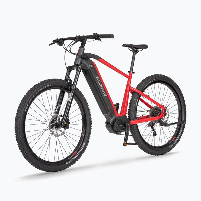 Ecobike RX500/17.5Ah X500 LG čierny/červený elektrický bicykel 3