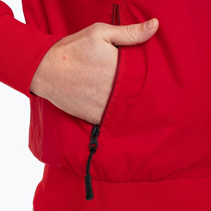 Pánska nylonová bunda s kapucňou Pitbull West Coast Athletic červená 5