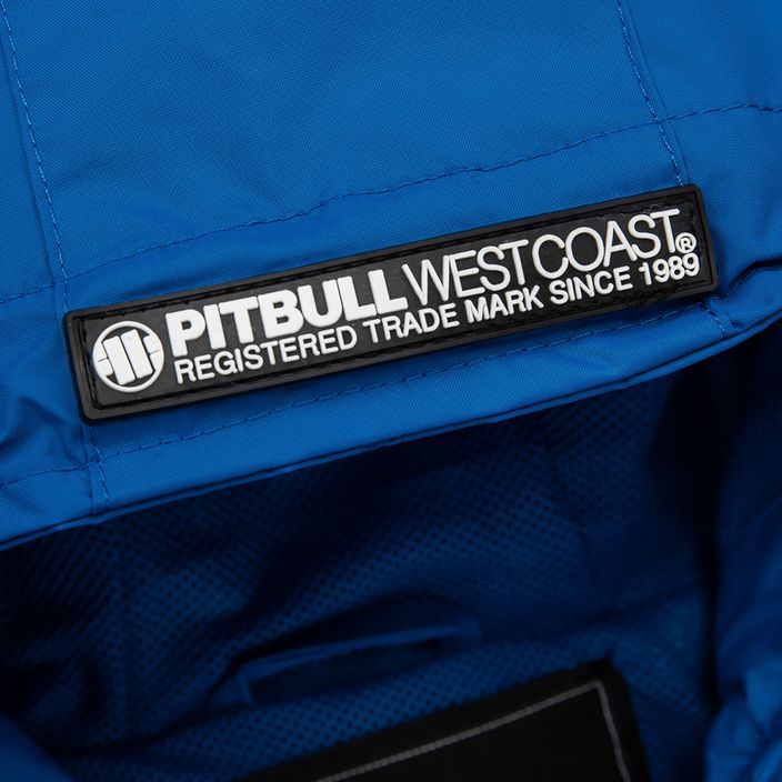 Pánska nylonová bunda Pitbull West Coast Athletic s kapucňou royal blue 11