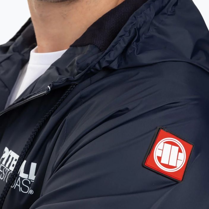Pánska nylonová bunda s kapucňou Pitbull West Coast Athletic dark navy 6