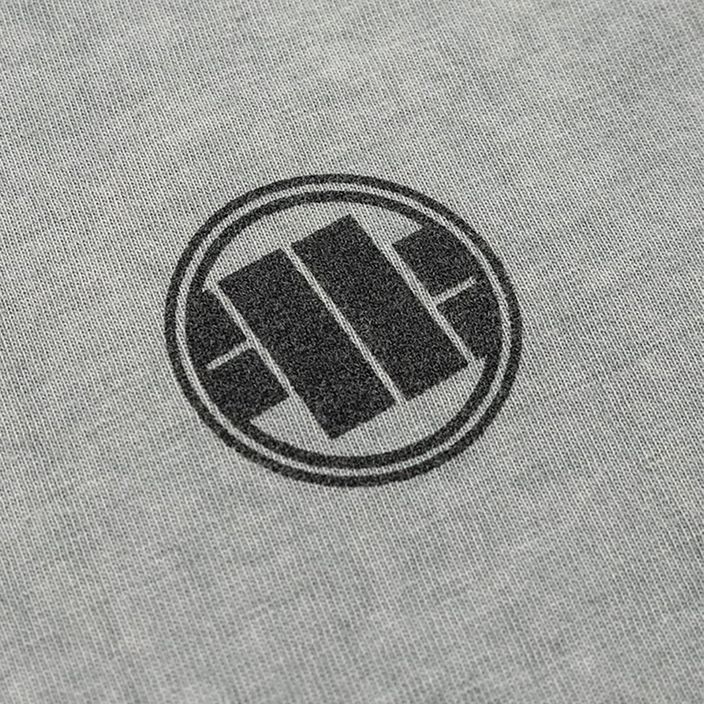 Pánske tričko Pitbull West Coast T-Shirt Small Logo Denim Washed 190 grey/melange 4