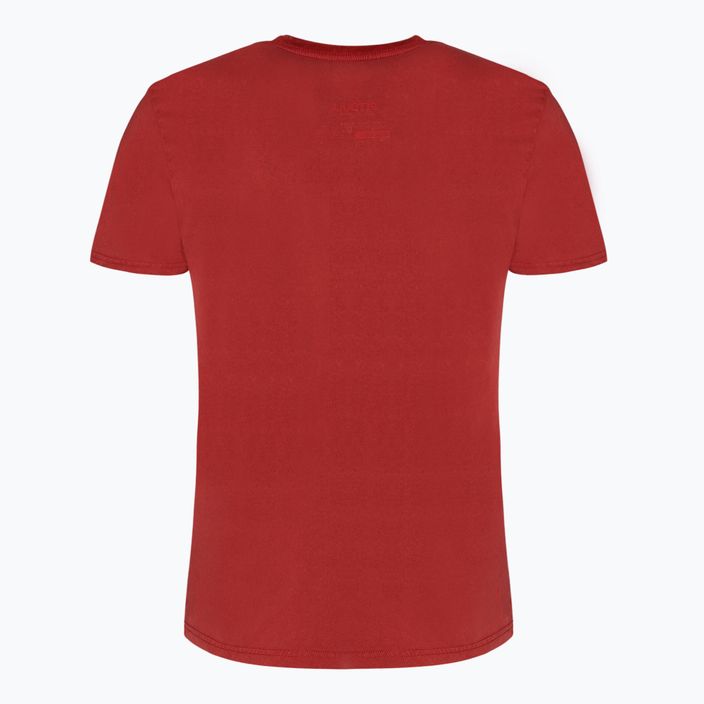 Pánske tričko Pitbull West Coast T-Shirt Circle Dog burgundy 2