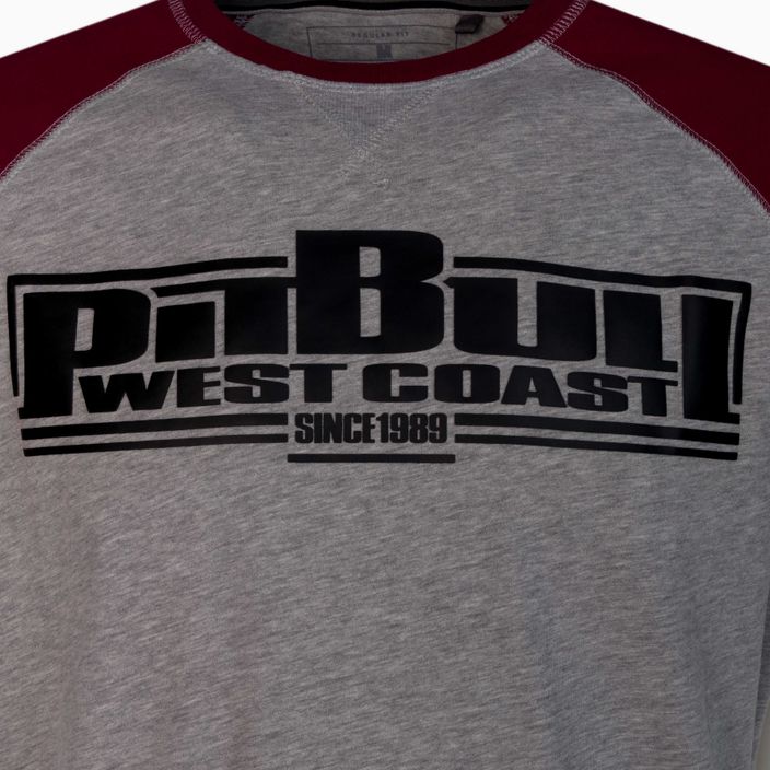 Pánske tričko Pitbull West Coast T-Shirt Boxing 210 burgundy 3