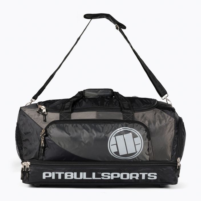 Tréningová taška Pitbull West Coast Big Sports Logo black/grey 2
