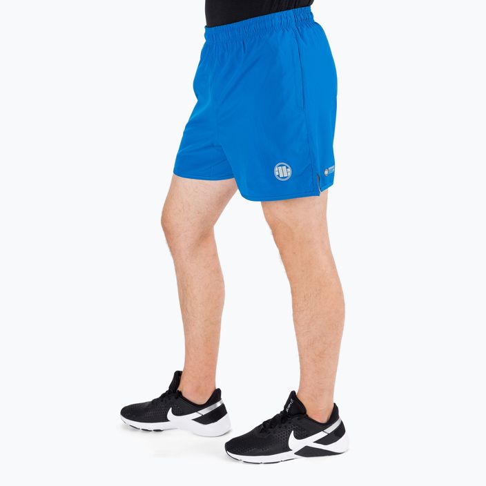 Pánske tréningové šortky Pitbull West Coast Performance Small Logo blue 6