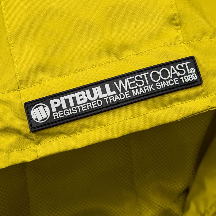 Pánska nylonová bunda s kapucňou Pitbull West Coast Athletic žltá 5