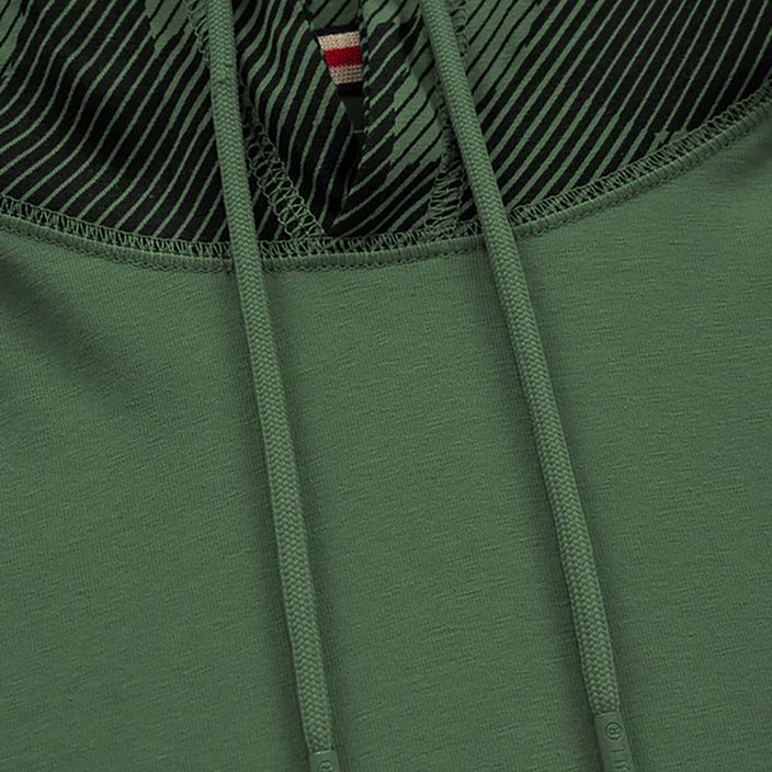 Pánske oblečenie s dlhým rukávom Pitbull West Coast Mercado Small Logo 210 GSM olive dillard 4