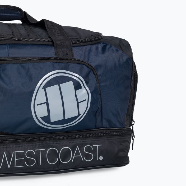Pánska tréningová taška Pitbull West Coast Big Logo TNT black/dark navy 3