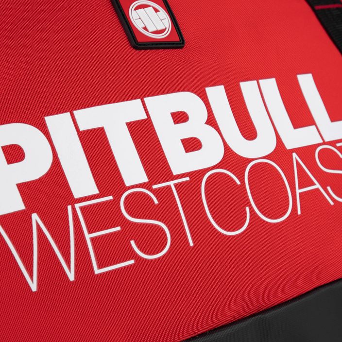 Pánska tréningová taška Pitbull West Coast Big Logo TNT black/red 12