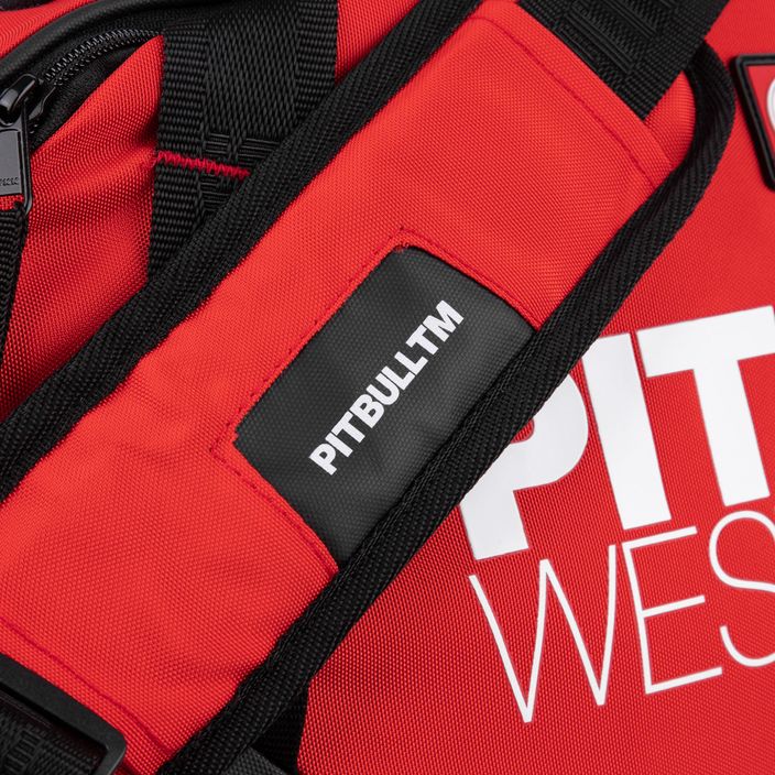 Pánska tréningová taška Pitbull West Coast Big Logo TNT black/red 15